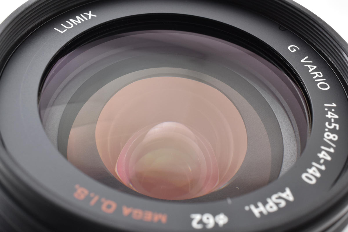 良品 Panasonic LUMIX G VARIO HD 14-140mm F4.0-5.8 ASPH. MEGA O.I.S. H-VS014140 AFレンズ マイクロフォーサーズ フード付 260921g