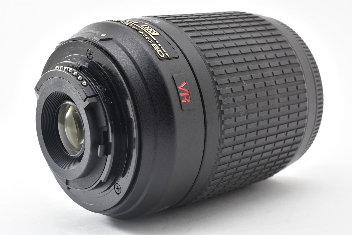 Nikon ニコン AF-S DX NIKKOR 55-200mm F4-5.6G ED VR APS-C  ズームレンズ フード付 260921j