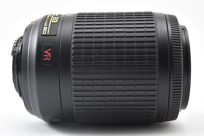 Nikon ニコン AF-S DX NIKKOR 55-200mm F4-5.6G ED VR APS-C  ズームレンズ フード付 260921j