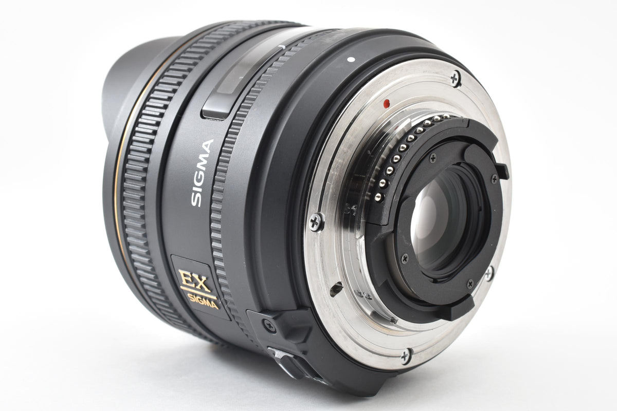 良品 SIGMA シグマ 10mm F2.8 EX DC FISHEYE HSM AFレンズ Nikon Fマウント APS-C ケース付 260921p