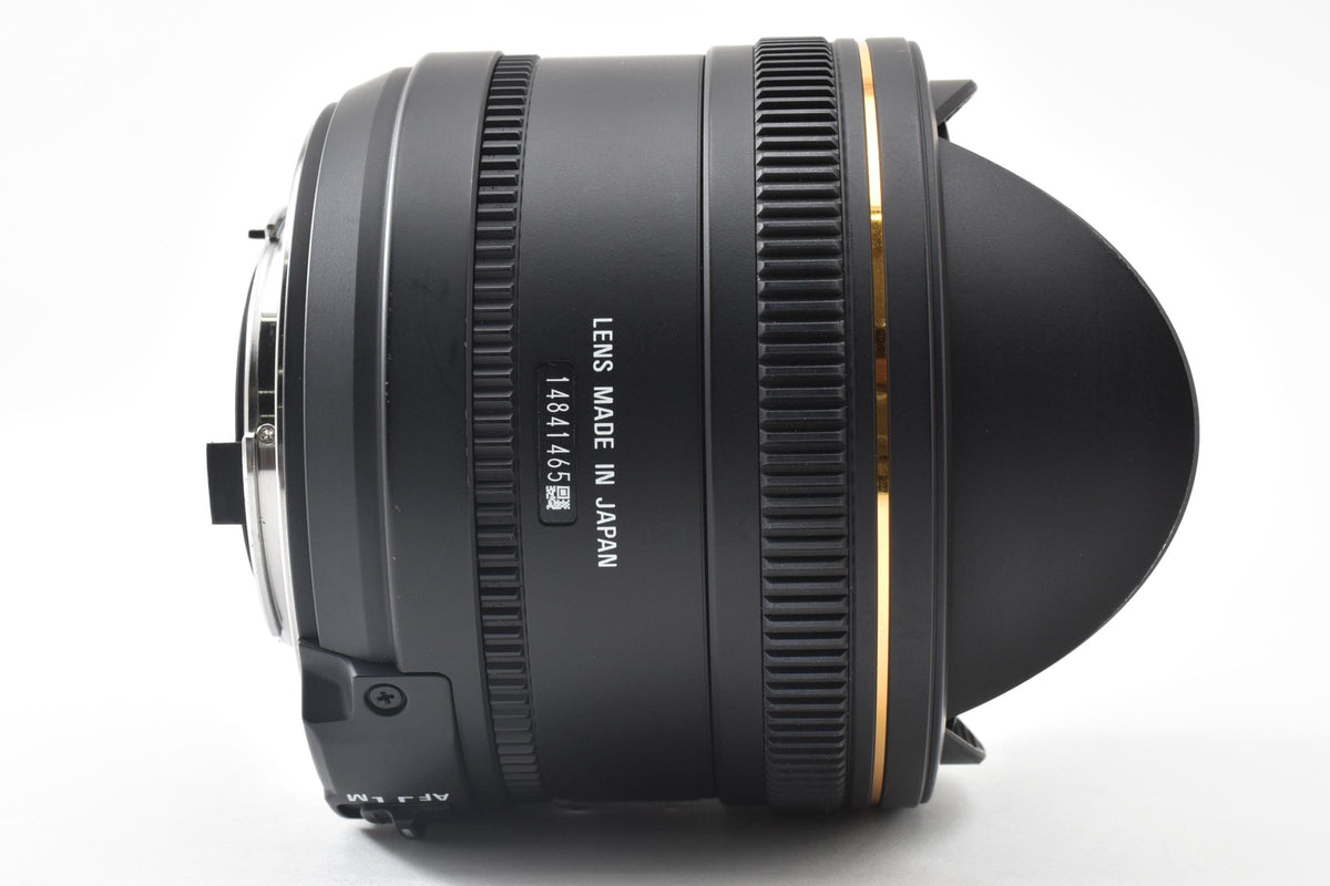 良品 SIGMA シグマ 10mm F2.8 EX DC FISHEYE HSM AFレンズ Nikon Fマウント APS-C ケース付 260921p