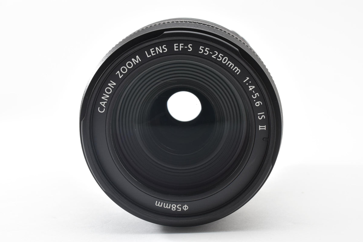 良品 Canon キヤノン EF-S 55-250mm F4-5.6 IS II AFレンズ APS-C 260921q
