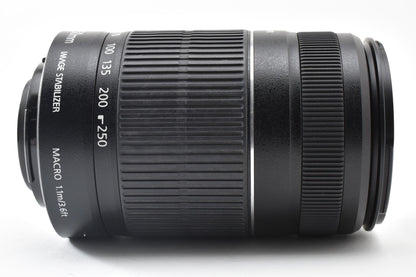 良品 Canon キヤノン EF-S 55-250mm F4-5.6 IS II AFレンズ APS-C 260921q