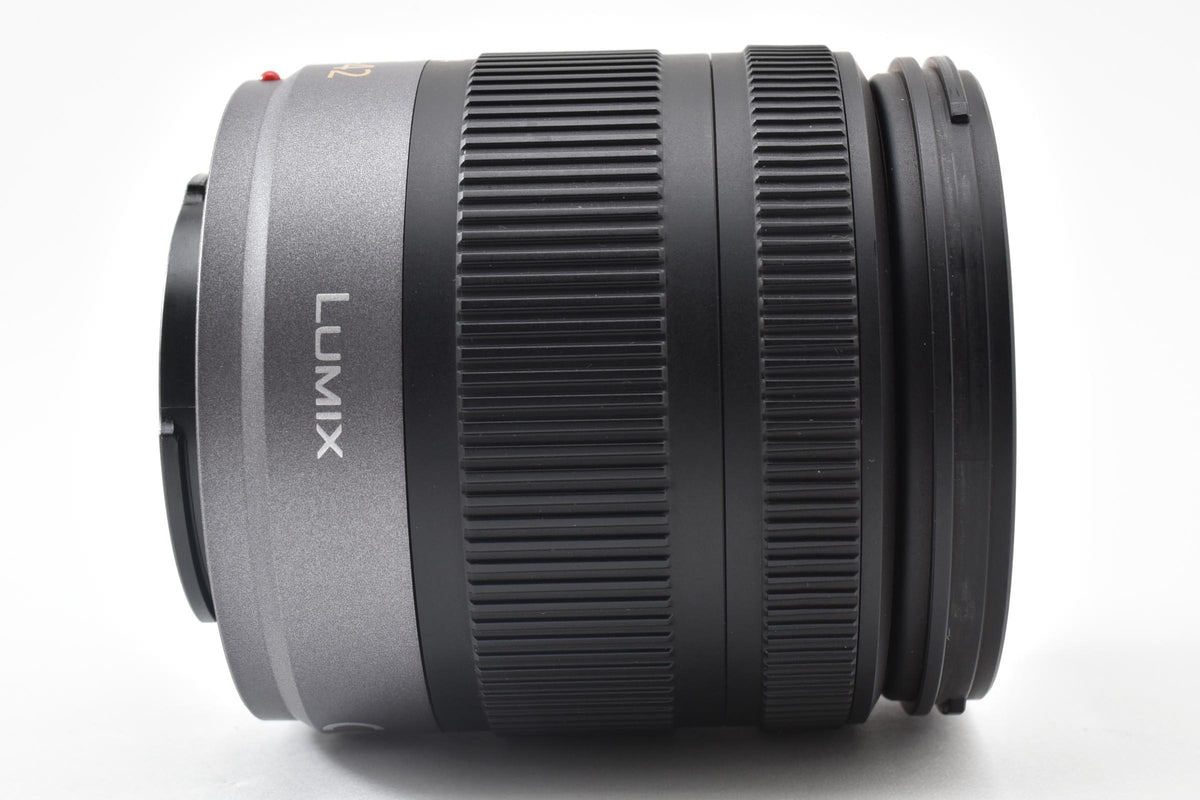 美品 Panasonic LUMIX G VARIO 14-42mm F3.5-5.6 ASPH. MEGA O.I.S H-FS014042 AFレンズ マイクロフォーサーズ フード付 260921r
