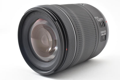 美品 Canon キヤノン RF 24-105mm F4-7.1 IS STM AFレンズ ミラーレス用 RFマウント フルサイズ  フード付 260918e