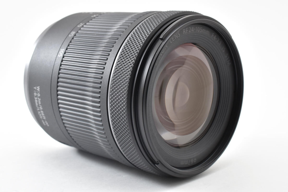 美品 Canon キヤノン RF 24-105mm F4-7.1 IS STM AFレンズ ミラーレス用 RFマウント フルサイズ  フード付 260918e