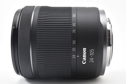 美品 Canon キヤノン RF 24-105mm F4-7.1 IS STM AFレンズ ミラーレス用 RFマウント フルサイズ  フード付 260918e
