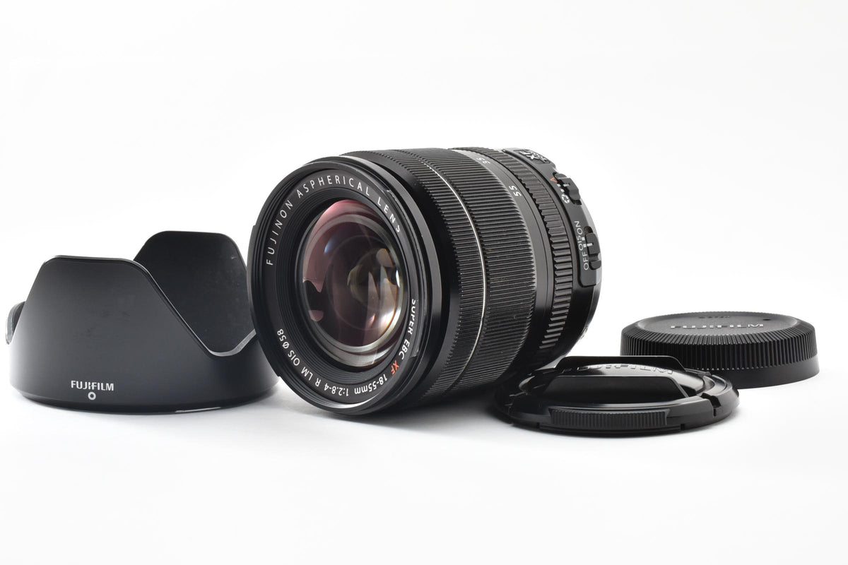 FUJIFILM 富士フイルム XF 18-55mm F2.8-4 R LM OIS AFレンズ Xマウント フード付 260918r