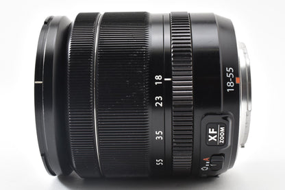 FUJIFILM 富士フイルム XF 18-55mm F2.8-4 R LM OIS AFレンズ Xマウント フード付 260918r