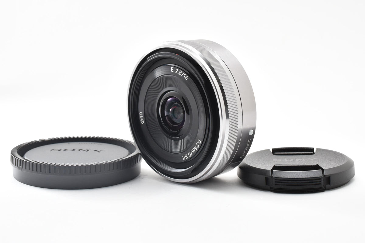 美品 SONY ソニー E 16mm F2.8 SEL16F28 Eマウント APS-C  単焦点レンズ 260918y