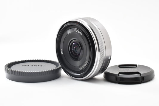 美品 SONY ソニー E 16mm F2.8 SEL16F28 Eマウント APS-C  単焦点レンズ 260918y