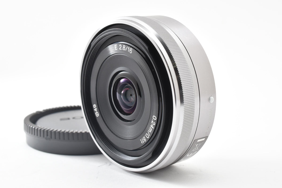 美品 SONY ソニー E 16mm F2.8 SEL16F28 Eマウント APS-C  単焦点レンズ 260918y