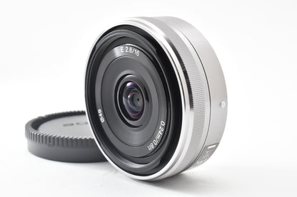 美品 SONY ソニー E 16mm F2.8 SEL16F28 Eマウント APS-C  単焦点レンズ 260918y