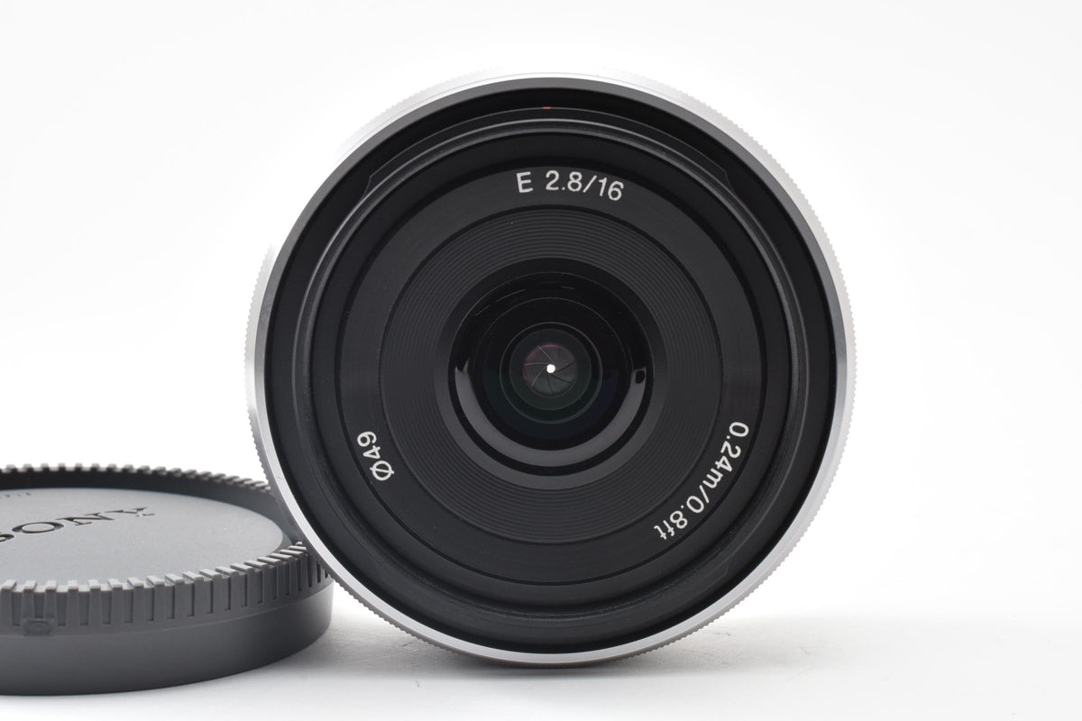 美品 SONY ソニー E 16mm F2.8 SEL16F28 Eマウント APS-C  単焦点レンズ 260918y