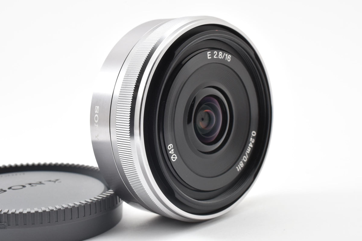 美品 SONY ソニー E 16mm F2.8 SEL16F28 Eマウント APS-C  単焦点レンズ 260918y