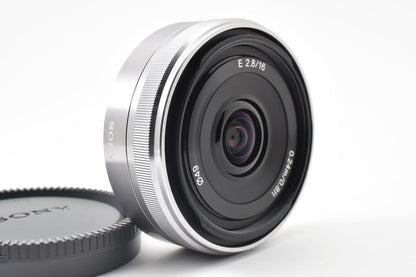 美品 SONY ソニー E 16mm F2.8 SEL16F28 Eマウント APS-C  単焦点レンズ 260918y