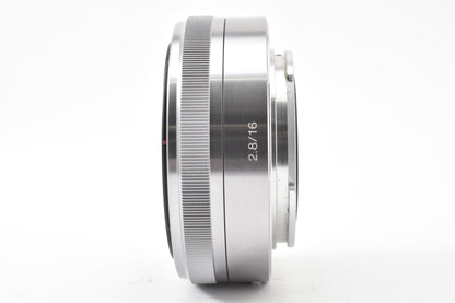 美品 SONY ソニー E 16mm F2.8 SEL16F28 Eマウント APS-C  単焦点レンズ 260918y