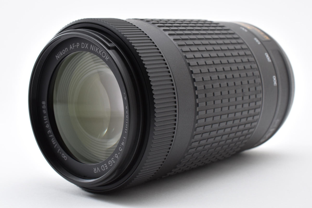 美品 Nikon ニコン AF-P DX NIKKOR 70-300mm F4.5-6.3G ED VR AFレンズ APS-C フード付 260918g