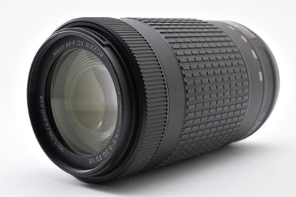 美品 Nikon ニコン AF-P DX NIKKOR 70-300mm F4.5-6.3G ED VR AFレンズ APS-C フード付 260918g