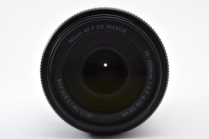 美品 Nikon ニコン AF-P DX NIKKOR 70-300mm F4.5-6.3G ED VR AFレンズ APS-C フード付 260918g