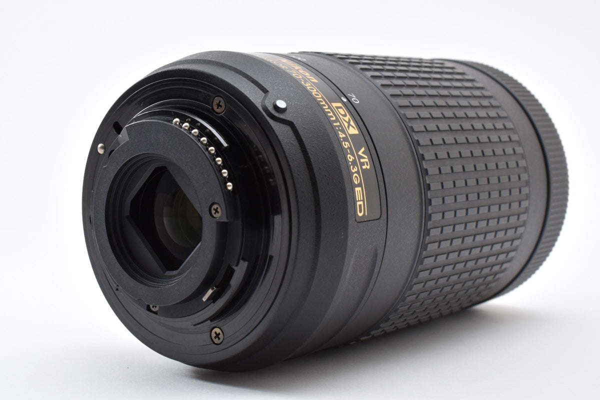 美品 Nikon ニコン AF-P DX NIKKOR 70-300mm F4.5-6.3G ED VR AFレンズ APS-C フード付 260918g