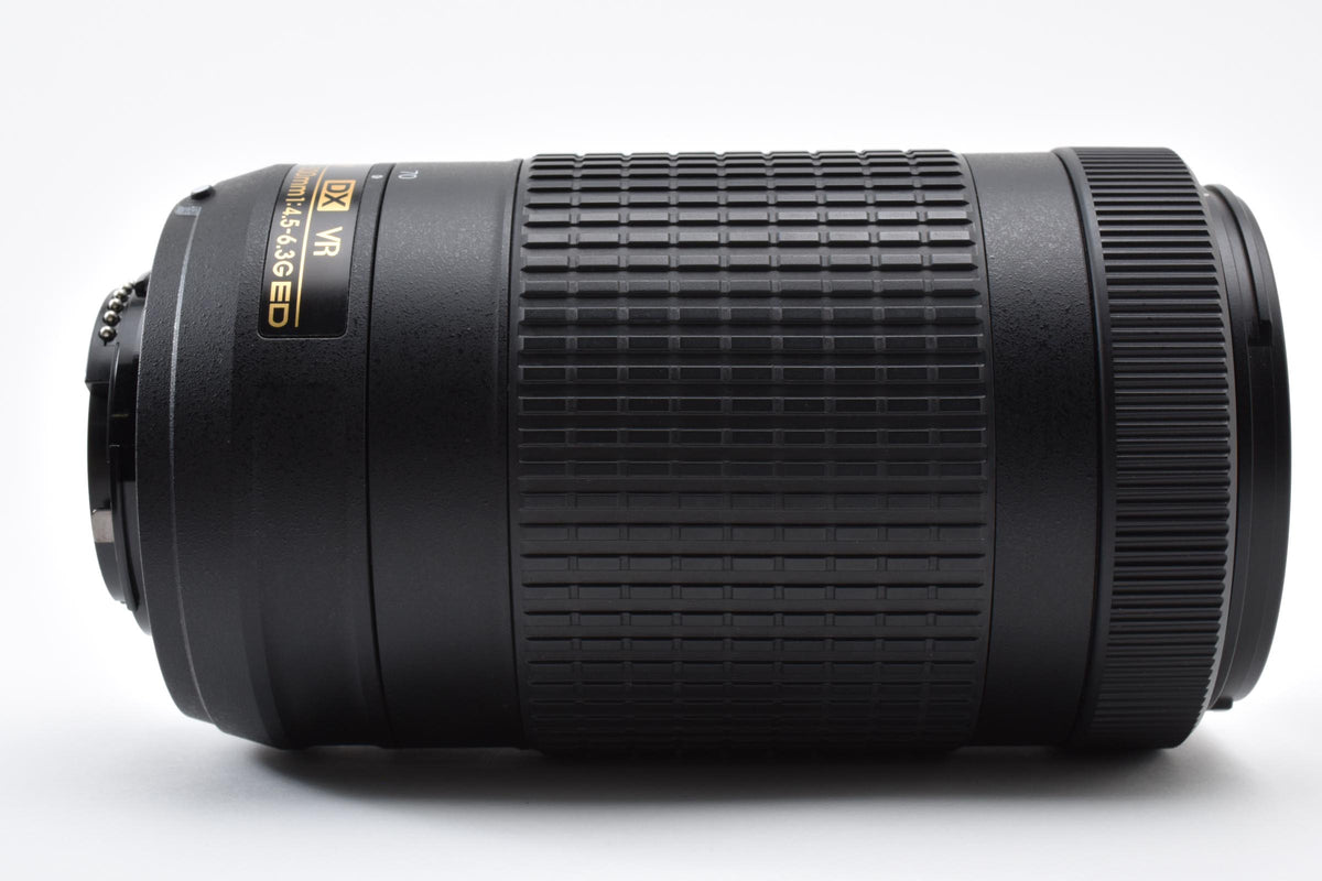 美品 Nikon ニコン AF-P DX NIKKOR 70-300mm F4.5-6.3G ED VR AFレンズ APS-C フード付 260918g