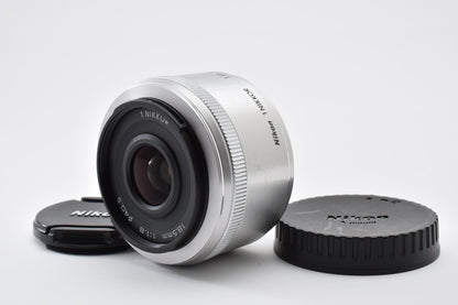 Nikon ニコン 1 NIKKOR 18.5mm F1.8 AFレンズ シルバー 1マウント CXフォーマット 260918h