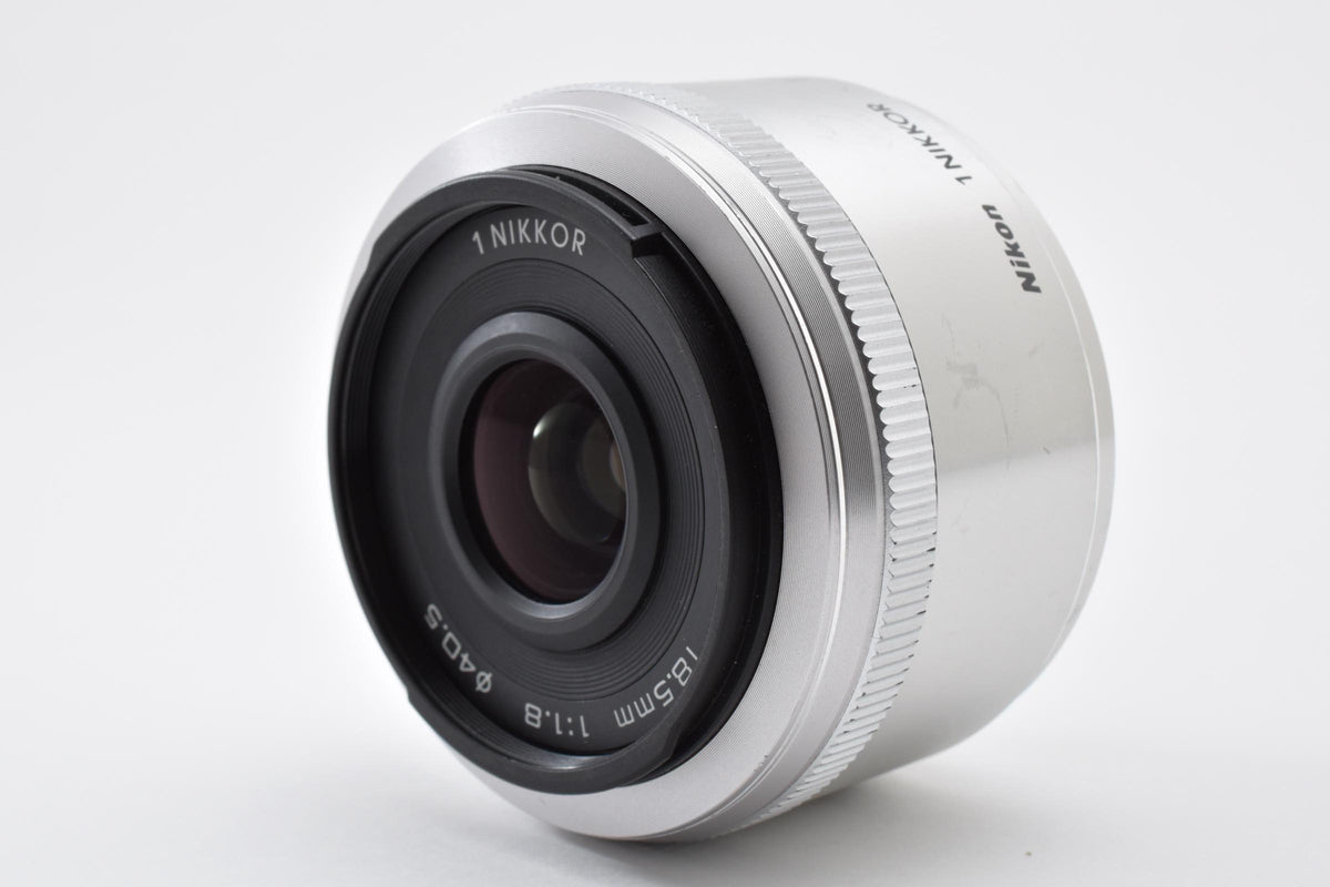 Nikon ニコン 1 NIKKOR 18.5mm F1.8 AFレンズ シルバー 1マウント CXフォーマット 260918h