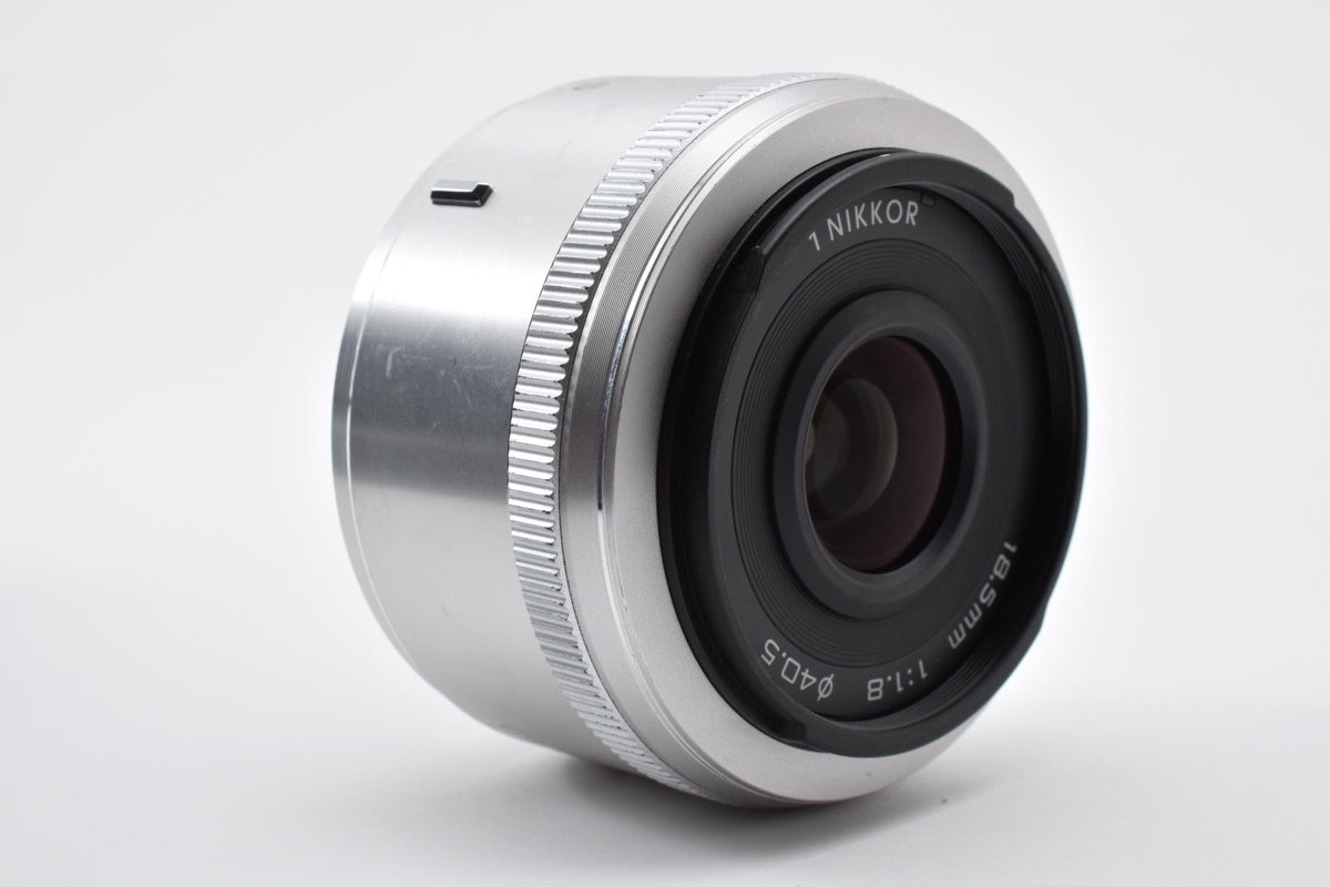 Nikon ニコン 1 NIKKOR 18.5mm F1.8 AFレンズ シルバー 1マウント CXフォーマット 260918h