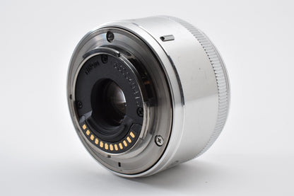 Nikon ニコン 1 NIKKOR 18.5mm F1.8 AFレンズ シルバー 1マウント CXフォーマット 260918h