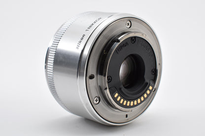 Nikon ニコン 1 NIKKOR 18.5mm F1.8 AFレンズ シルバー 1マウント CXフォーマット 260918h