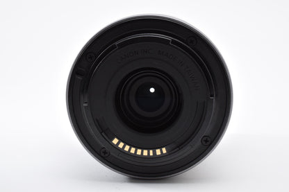 美品 Canon キヤノン EF-M 55-200mm F4.5-6.3 IS STM AFレンズ シルバー EF-Mマウント APS-C 260918j