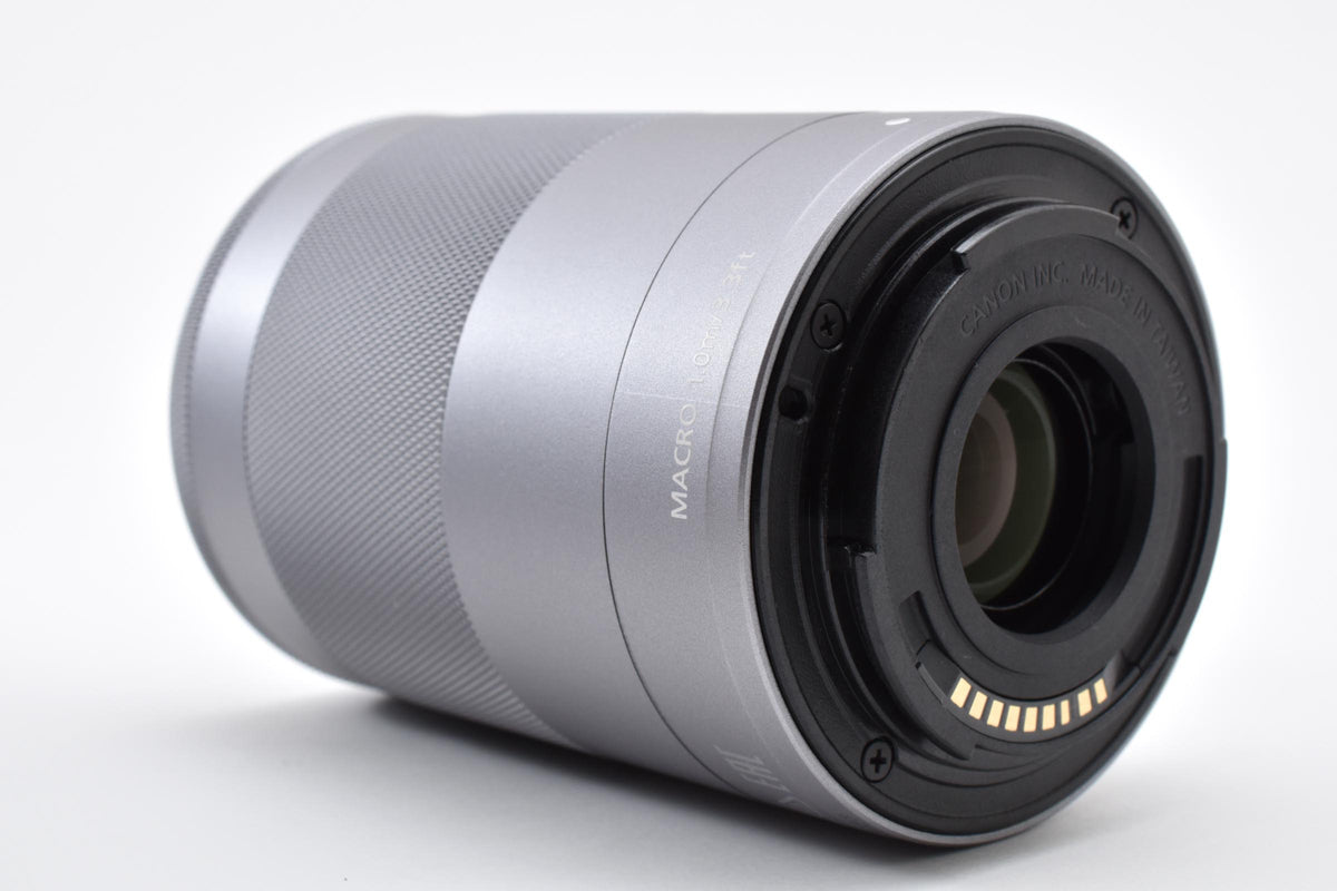 美品 Canon キヤノン EF-M 55-200mm F4.5-6.3 IS STM AFレンズ シルバー EF-Mマウント APS-C 260918j