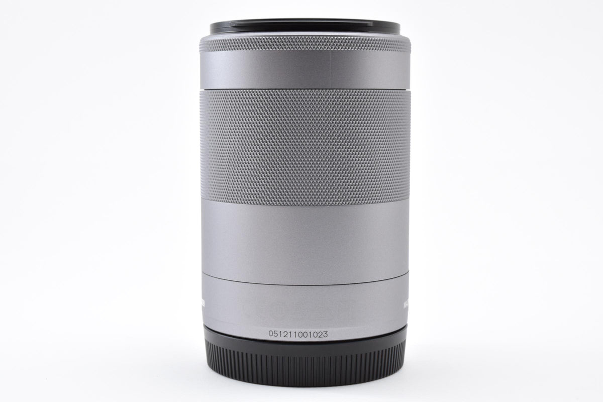 美品 Canon キヤノン EF-M 55-200mm F4.5-6.3 IS STM AFレンズ シルバー EF-Mマウント APS-C 260918j
