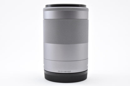 美品 Canon キヤノン EF-M 55-200mm F4.5-6.3 IS STM AFレンズ シルバー EF-Mマウント APS-C 260918j