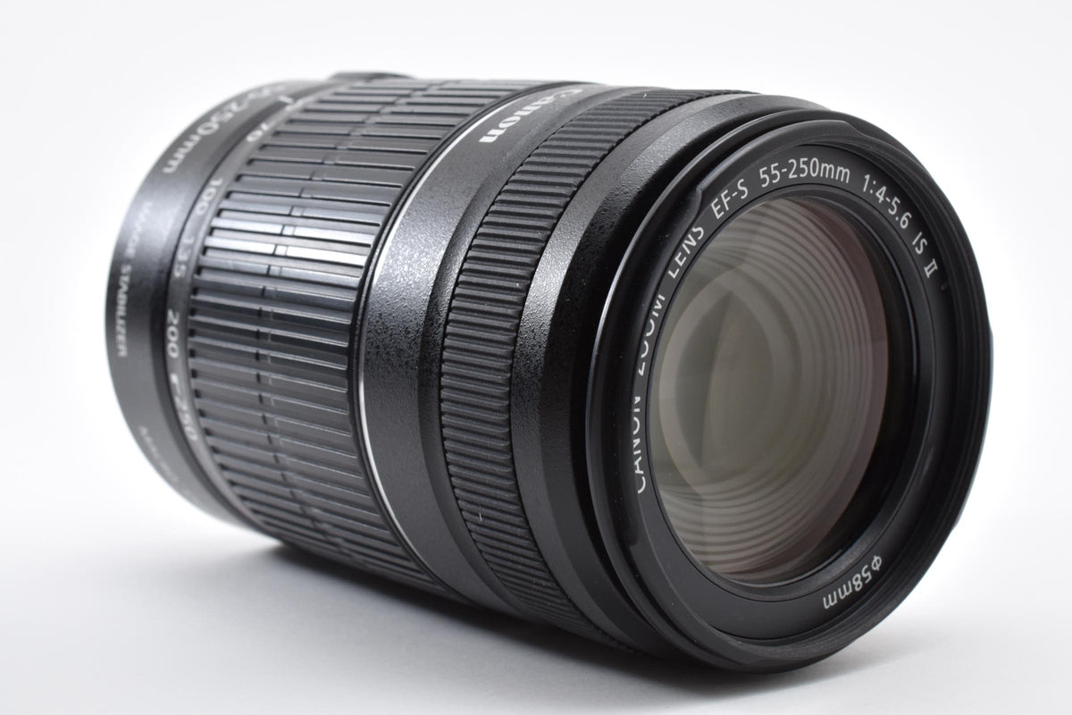 良品 Canon キヤノン EF-S 55-250mm F4-5.6 IS II AFレンズ APS-C 260918l