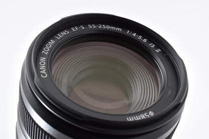 良品 Canon キヤノン EF-S 55-250mm F4-5.6 IS II AFレンズ APS-C 260918l