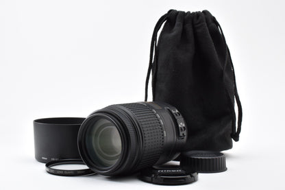 美品 Nikon ニコン AF-S DX NIKKOR 55-300mm F4.5-5.6G ED VR AFレンズ APS-C ポーチ フィルター付 260920b