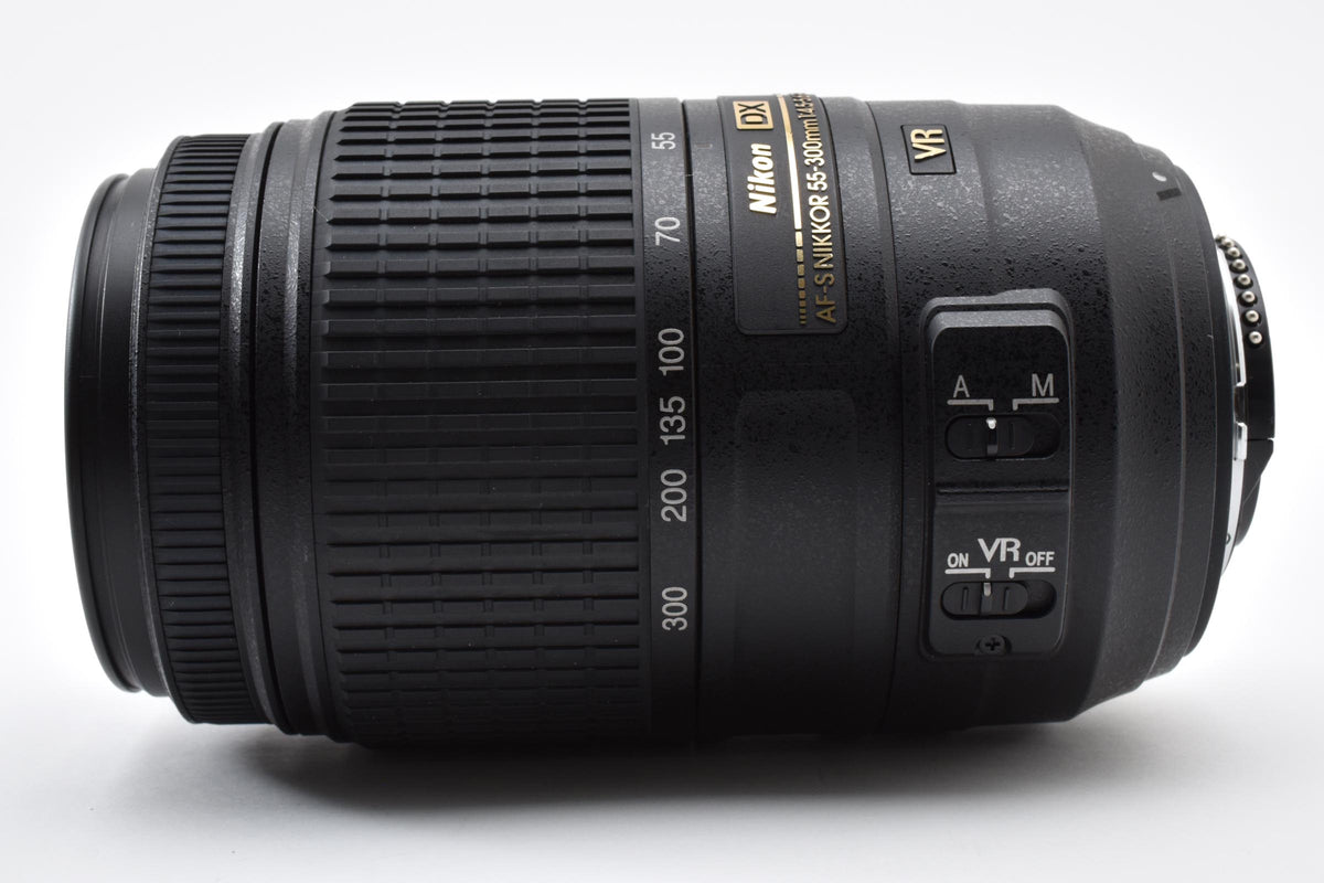 美品 Nikon ニコン AF-S DX NIKKOR 55-300mm F4.5-5.6G ED VR AFレンズ APS-C ポーチ フィルター付 260920b