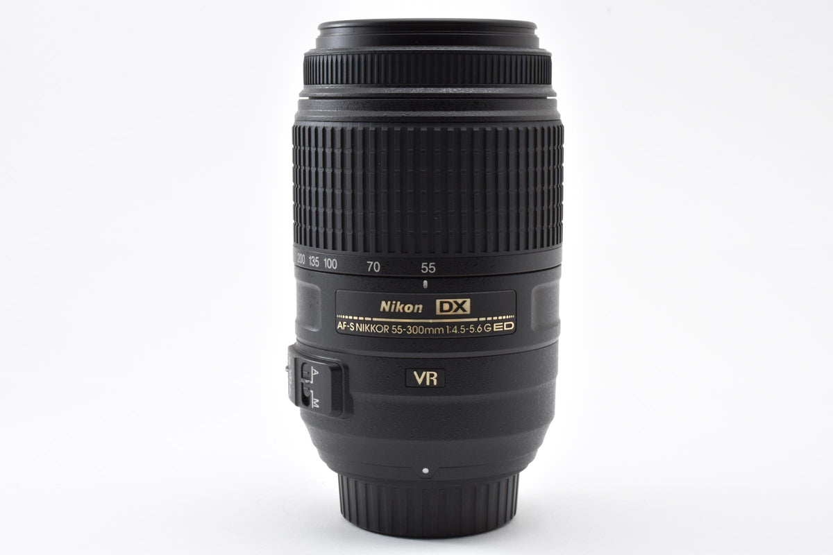 美品 Nikon ニコン AF-S DX NIKKOR 55-300mm F4.5-5.6G ED VR AFレンズ APS-C ポーチ フィルター付 260920b