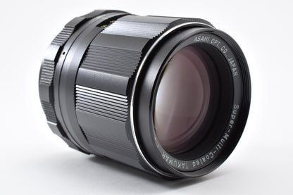 良品 ASAHI PENTAX ペンタックス SMC TAKUMAR 105mm F2.8 M42マウント MFレンズ フード付 260924c
