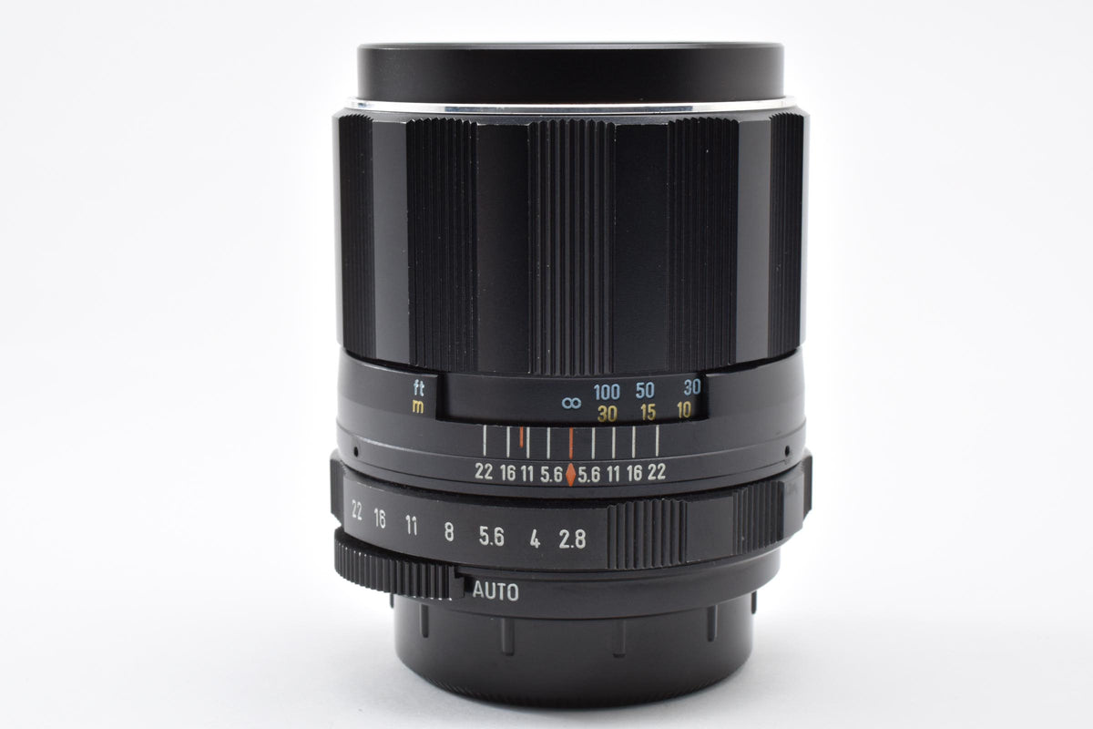 良品 ASAHI PENTAX ペンタックス SMC TAKUMAR 105mm F2.8 M42マウント MFレンズ フード付 260924c
