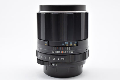 良品 ASAHI PENTAX ペンタックス SMC TAKUMAR 105mm F2.8 M42マウント MFレンズ フード付 260924c