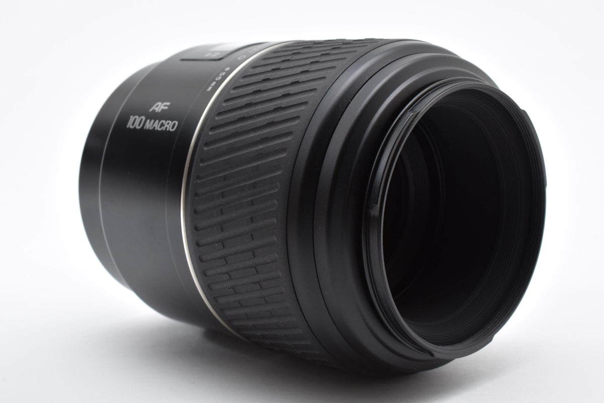 良品 MINOLTA ミノルタ AF 100mm F2.8 D MACRO AFレンズ SONY ソニー αマウント フード付 260918i