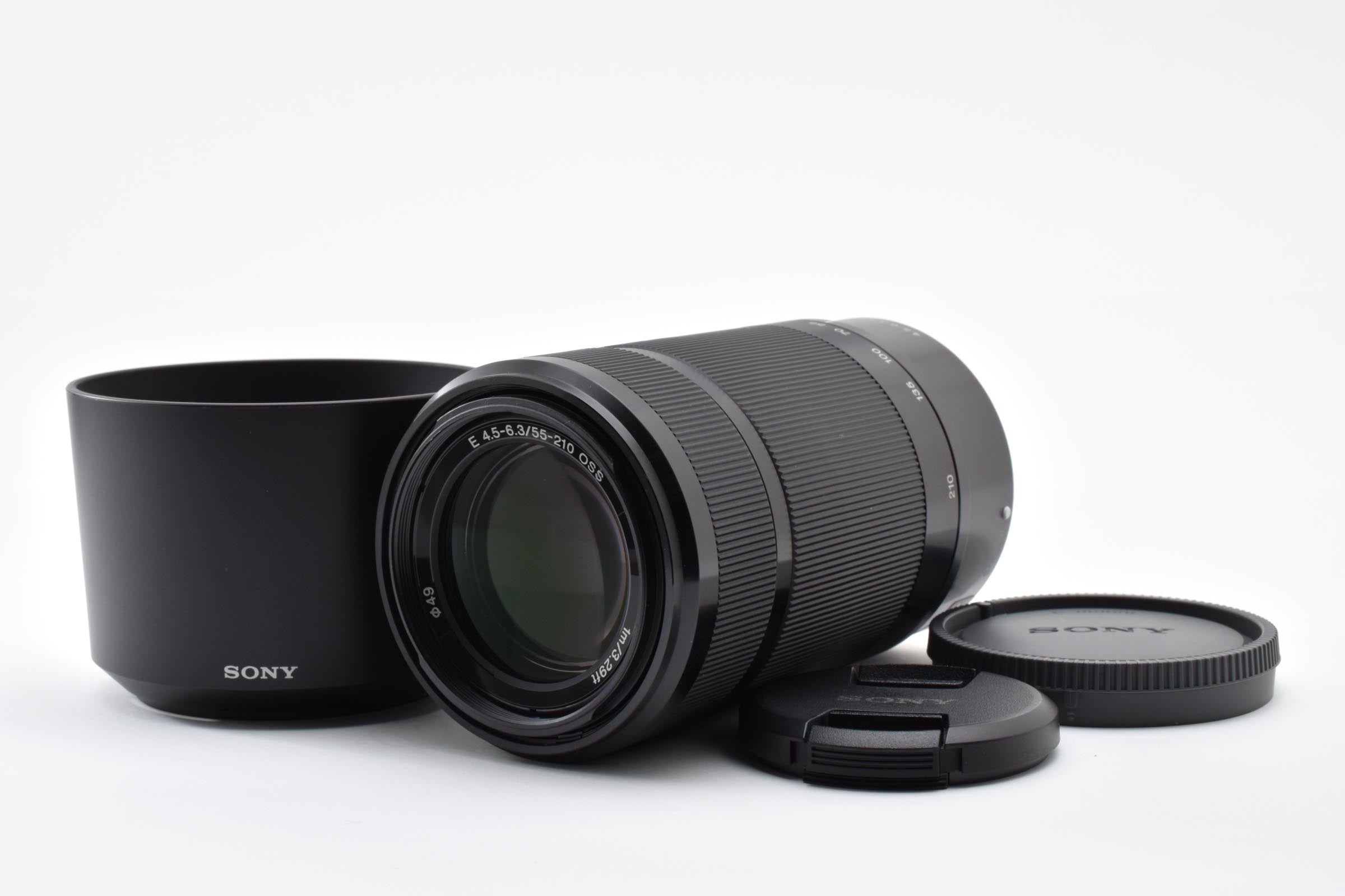 美品 SONY ソニー E 55-210mm F4.5-6.3 OSS SEL55210 AFレンズ