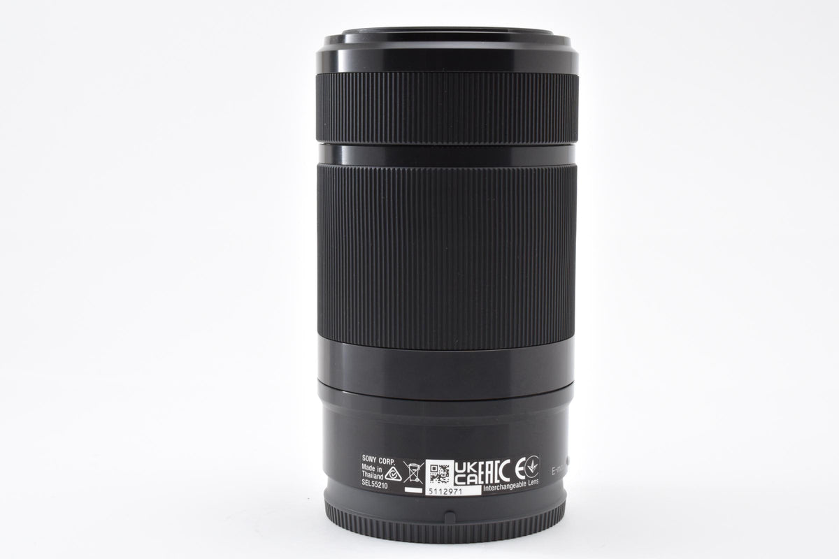美品 SONY ソニー E 55-210mm F4.5-6.3 OSS SEL55210 AFレンズ ブラック Eマウント APS-C フード付 260918s