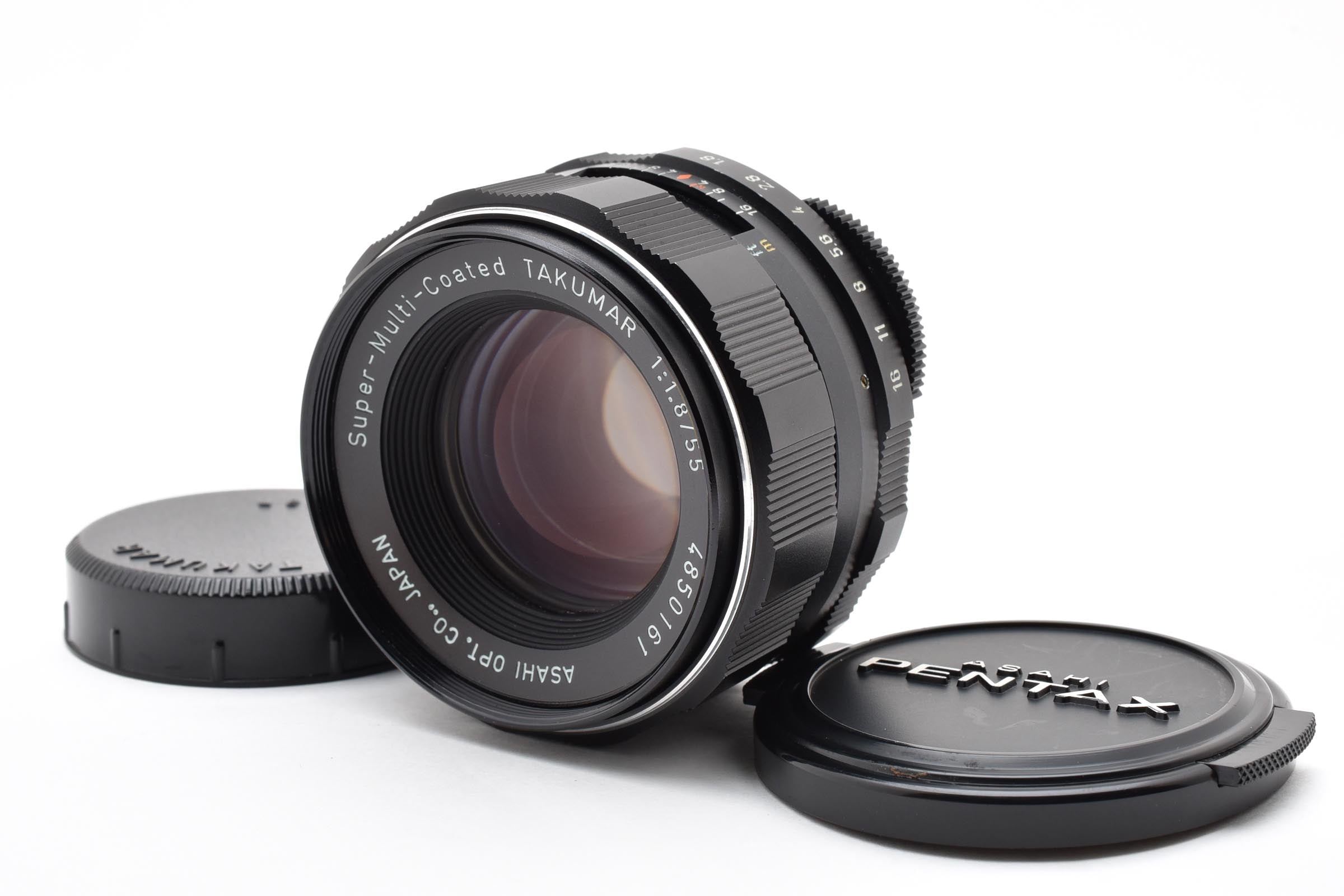 良品 ASAHI PENTAX ペンタックス SMC TAKUMAR 55mm F1.8 M42マウント