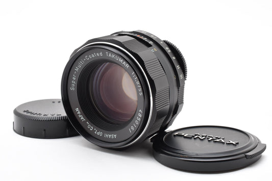 良品 ASAHI PENTAX ペンタックス SMC TAKUMAR 55mm F1.8 M42マウント MFレンズ 260924b
