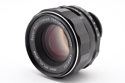 良品 ASAHI PENTAX ペンタックス SMC TAKUMAR 55mm F1.8 M42マウント MFレンズ 260924b