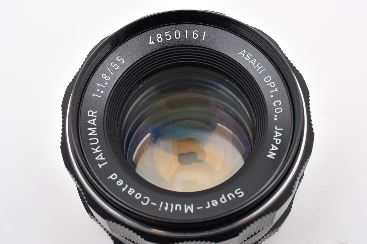 良品 ASAHI PENTAX ペンタックス SMC TAKUMAR 55mm F1.8 M42マウント MFレンズ 260924b